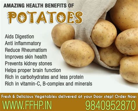 Health Benefits Of Potato Ffhpin Health And Nutrition Benefits Of