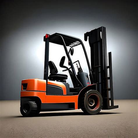 Industrial Forklift Machine For Heavy Freight Warehouse Stock