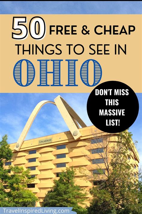 50 Fun And Quirky Things To See In Ohio That Are Free Or Low Cost In