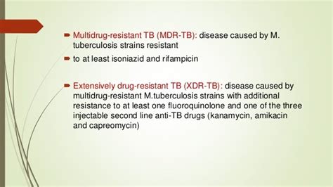 multi drug resistance mdr tb tuberculosis