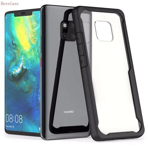 For Huawei Mate 20 Pro Case Cover Anti Knock Clear Phone Case For