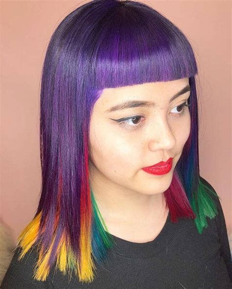 rainbow hairstyles for short hair hairstyle guides