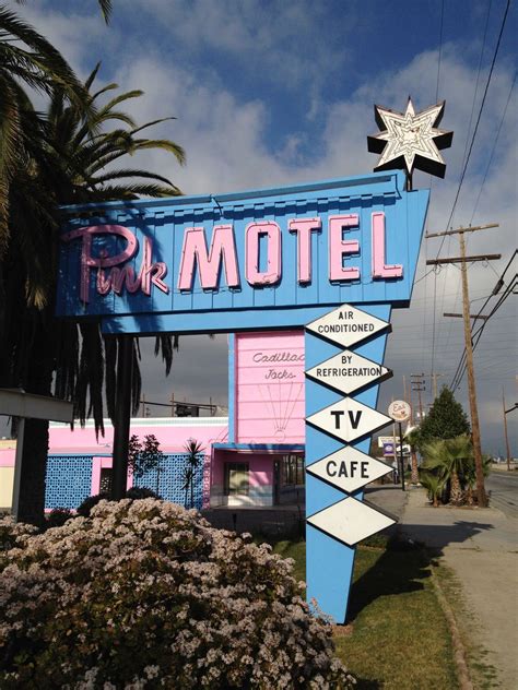 The Pink Motel Motel Vacay Fashion Photography Neon Signs Air
