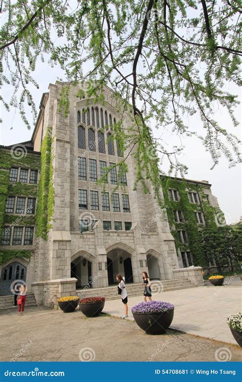 South Korea Ewha Womans University In Seoul Editorial Photo Image Of