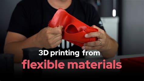 3d Printing From Flexiblesoft Plastic Materials Filaments Tpu Tpe Youtube
