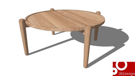 Wooden Coffee Table 3d Warehouse