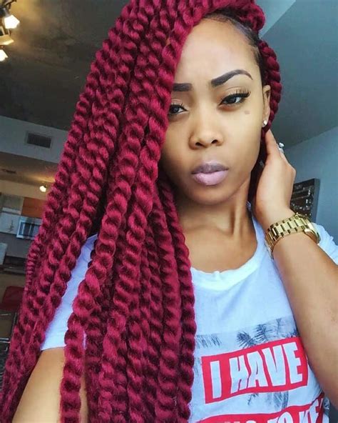 27 Epic Blonde Red And Burgundy Box Braids To Try Hairstylecamp