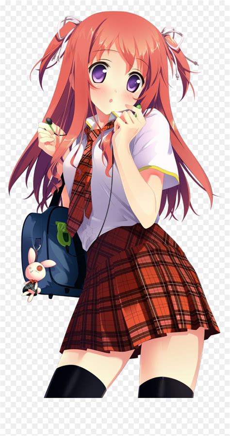 Anime Cute School Girl Drawi Anime Girl