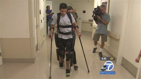 Paralyzed California Teen Walks Again With New Tech Abc11 Raleigh Durham
