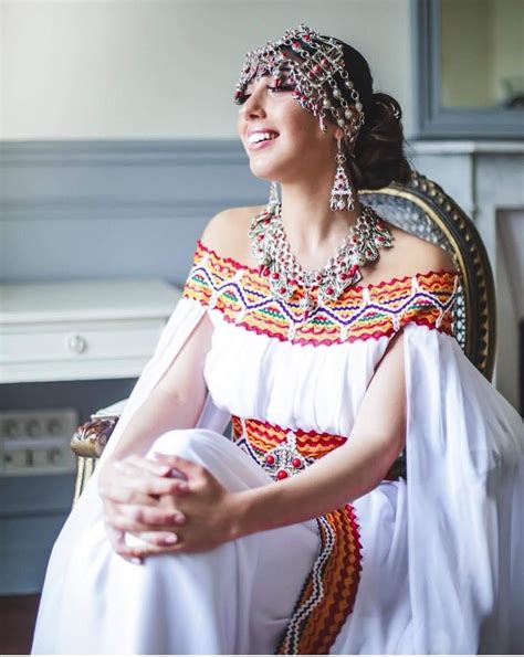 Algerian Kabyle Style Modern Dress Traditional Outfits Traditional