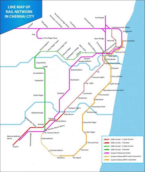 An official website of tamilnadu tourism development corporation. Chennai local train map - Chennai local train route map (Tamil Nadu - India)