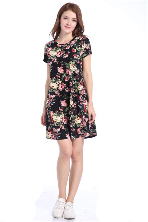 2.this sizes listed is based on international sizing system,please according to your own measurements,country and dressing habits to choose your suitable size. Women Elegant Vintage Retro Flower Floral Print Dresses O ...