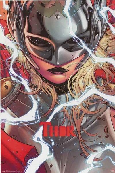 Thor Jane Foster Marvel Comics Poster 22x34 Female Thor Marvel