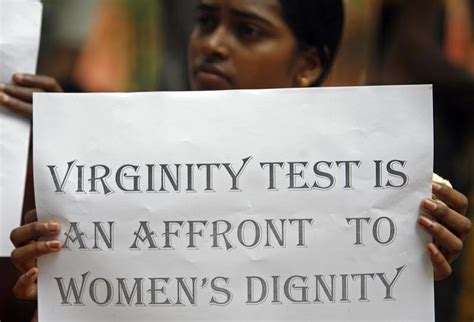 Virginity Tests Violate A Womans Dignity And Should Be Banned