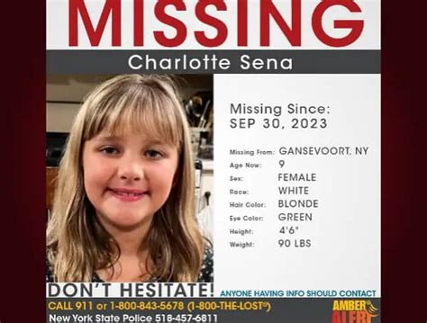 9 Year Old Charlotte Sena Found Alive In New York Suspect In Custody