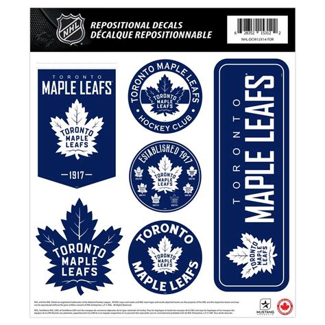 Toronto Maple Leafs 12x14 Repositional Wall Decal Pack Shoprealsports