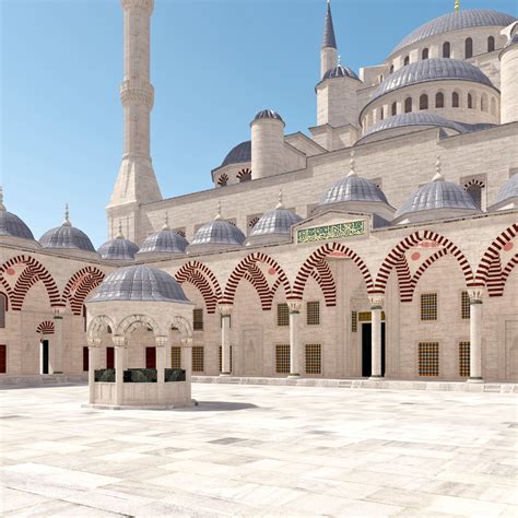 Sultan Ahmed Blue Mosque 3d 3ds