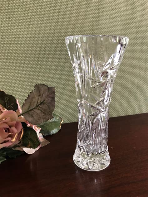 Vintage Lenox Fine Crystal Bud Vase Crystal Star Vase Crystal Flower Vase Lenox Vase Small