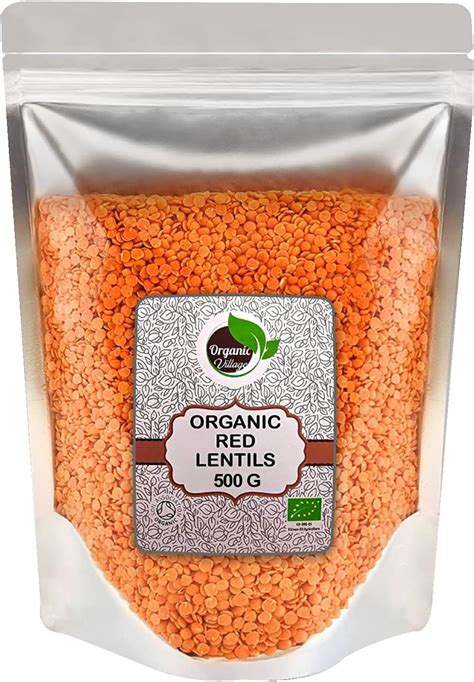 Organic Village Organic Red Split Lentils Delicious Premium Quality