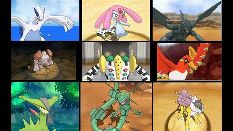 Pokemon Omega Ruby And Alpha Sapphire All Legendaries Youtube