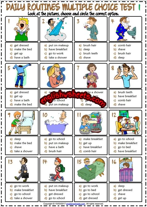 Daily Routine Worksheet Daily Routine Chart For Kids Daily Routine