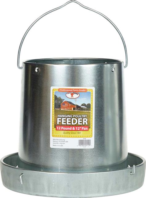 Galvanized Hanging Chicken Feeder Little Giant Poultry Feeders