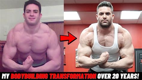My 20 Year Bodybuilding Transformation Old School Mass Gain Youtube