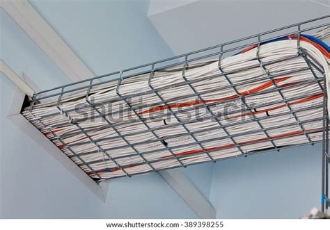 Telecommunications Cable Tray Stock Photo Edit Now 389398255