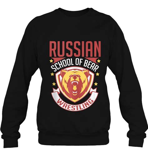 Russian Bear Wrestling Mma Bjj Grappling Martial Arts T