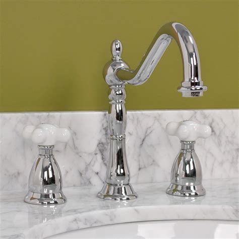 Ceramic Cross Handle Bathroom Faucets Proserpina Longo