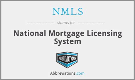 Nmls National Mortgage Licensing System