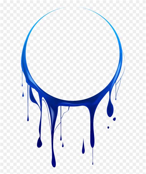 Mq Blue Circle Circles Paint Splash Circle Paint Drip Png Clipart