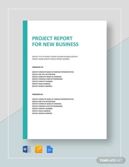 Free 26 Project Report Templates In Ms Words Apple Pages