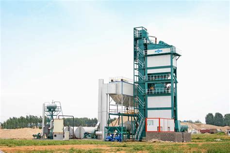Bitumen Mixing Plant Produce High Quality Asphalt Mixture In Batch