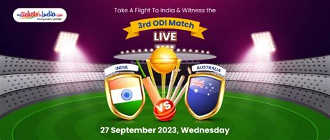 India Vs Australia Cricket 3rd Odi Match On Sep 27 2023