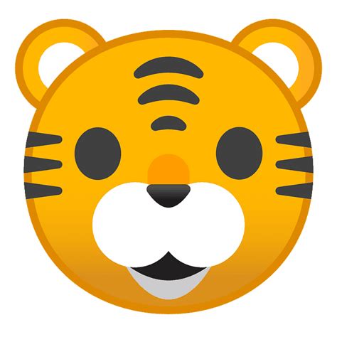 Tiger Face Emoji Clipart Free Download Transparent Png Creazilla