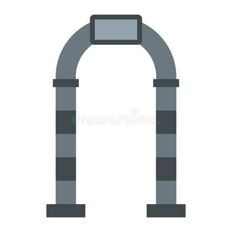 Stone Arch Icon Flat Style Stock Vector Illustration Of Flat