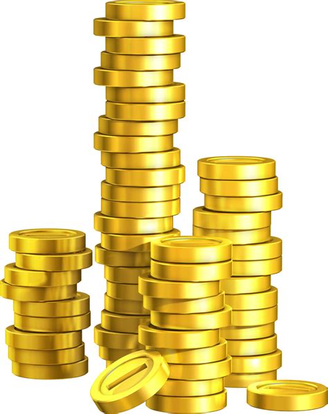 Gold Coins Stack Png