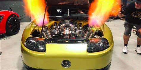 This 2800 Hp Turbo V 8 Supra Is The King Of Flames