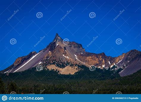 Mt Thielsen In Summer Time Oregon Stock Image Image Of America