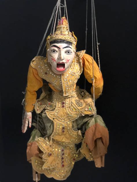 Antique Marionette Puppet From Burma Etsy