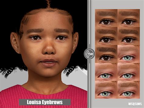 Louisa Eyebrows By Msqsims Created For The Sims Emily Cc Finds