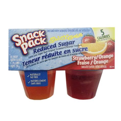 Snack Pack Juicy Gels Strawberryorange