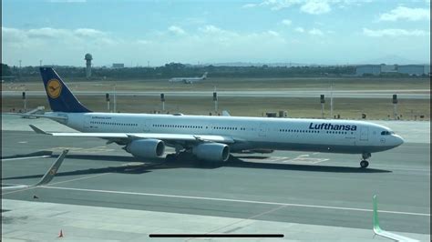 Lufthansa A340 600 Take Off And Landing At Cape Town International