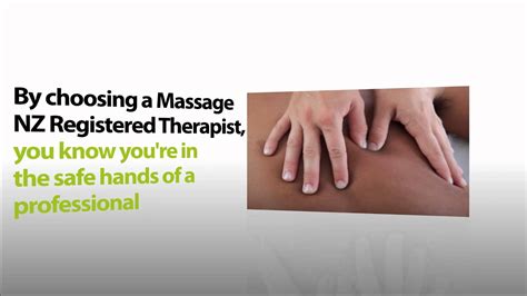 Massage Therapy Awareness Week New Zealand 1st 7th November 2011 Youtube