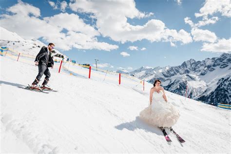 Tips To Hit The Slopes On Your Wedding Day Idée Photo Mariage Photo