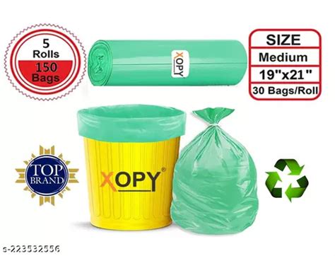 Xopy Oxo Biodegradable Eco Friendly Compostable Garbage Bag 19 X 21