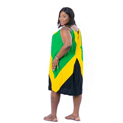 Jamaica Plus Size Flag Dress Everythingjamaica