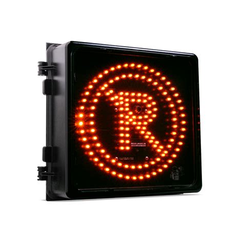 Red Signal Ahead” Advance Traffic Light Warning Road Sign Orange