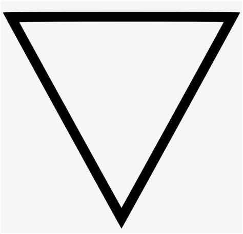Upside Down Triangle Symbol